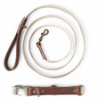 Afbeelding geladen in Galerij-viewer, Adventure Wandelset met bruine hondenhalsband en bijpassende hondenriem