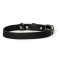 Afbeelding geladen in Galerij-viewer, No Fuss Halsband Hond Leer Zwart - Cooper & Quint