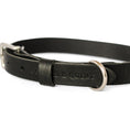 Afbeelding geladen in Galerij-viewer, No Fuss Halsband Hond Leer Zwart - Cooper & Quint
