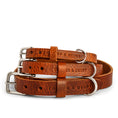 Afbeelding geladen in Galerij-viewer, No Fuss Halsband Hond Leer Bruin - Cooper & Quint