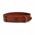 Afbeelding geladen in Galerij-viewer, Brede Leren Halsband | Bold Bruin - Cooper & Quint