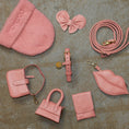 Afbeelding geladen in Galerij-viewer, Hondenhalsband Roze luxe leer
