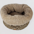 Afbeelding geladen in Galerij-viewer, POOCH POUCH Marrakesh Olive ronde Hondenmand