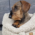 Afbeelding geladen in Galerij-viewer, POOCH POUCH Teddy look ronde Hondenmand