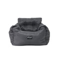Afbeelding geladen in Galerij-viewer, luxury dark gray car dog bed automand antraciet