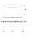 Afbeelding geladen in Galerij-viewer, Hondenvoerbak Blue Bali
 Op zoek naar een stijlvolle hondenvoerbak die past bij je interieur of tuin? De Blue Bali hondenvoerbak exclusief ontworpen met het mooie gestempelde logo van DOGDogawafwafHondenvoerbak Blue Bali