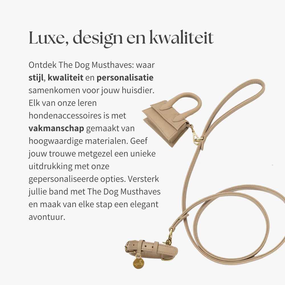 Bordeaux Designer tas voor hondenkoekjes en poepzakken.