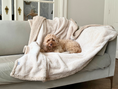 Afbeelding geladen in Galerij-viewer, Hondendeken Teddy light & Fur fleece
