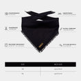 Afbeelding geladen in Galerij-viewer, Honden bandana Voile Black
