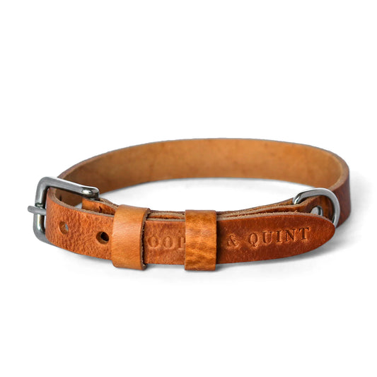 Hondenhalsband Double Trouble - Camel