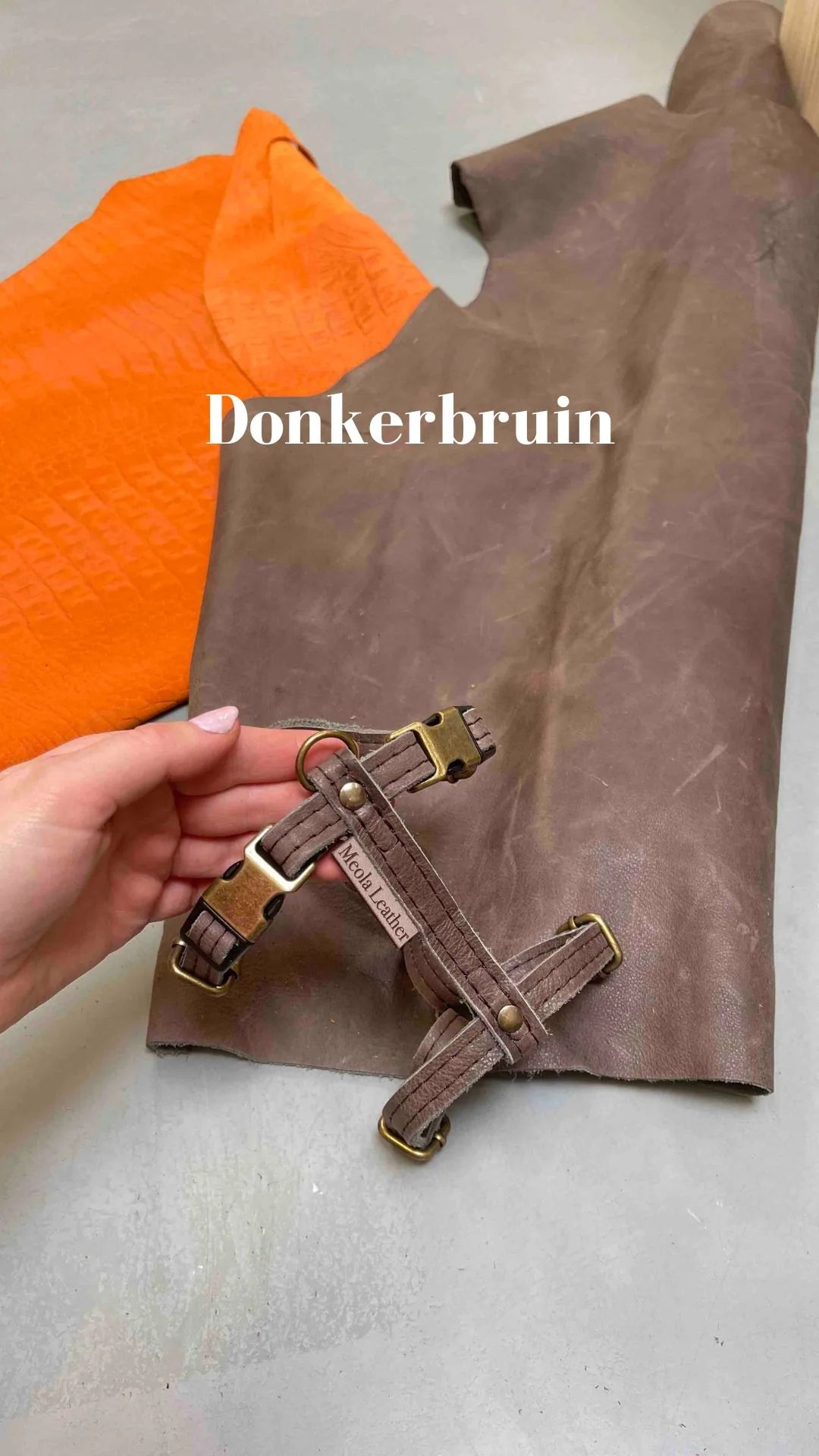 Handgemaakte Leren Y-tuigen Standaard