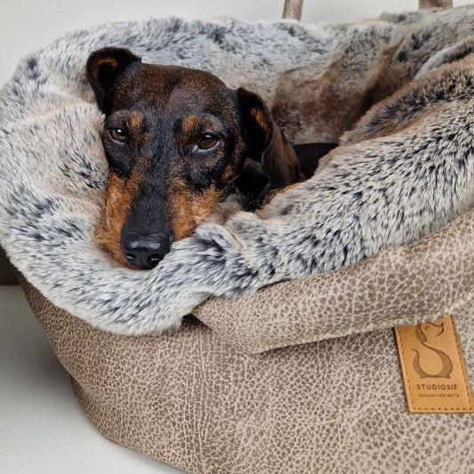 POOCH POUCH Dunes ronde Hondenmand