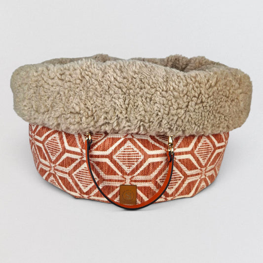 POOCH POUCH Summer Ibiza ronde hondenmand