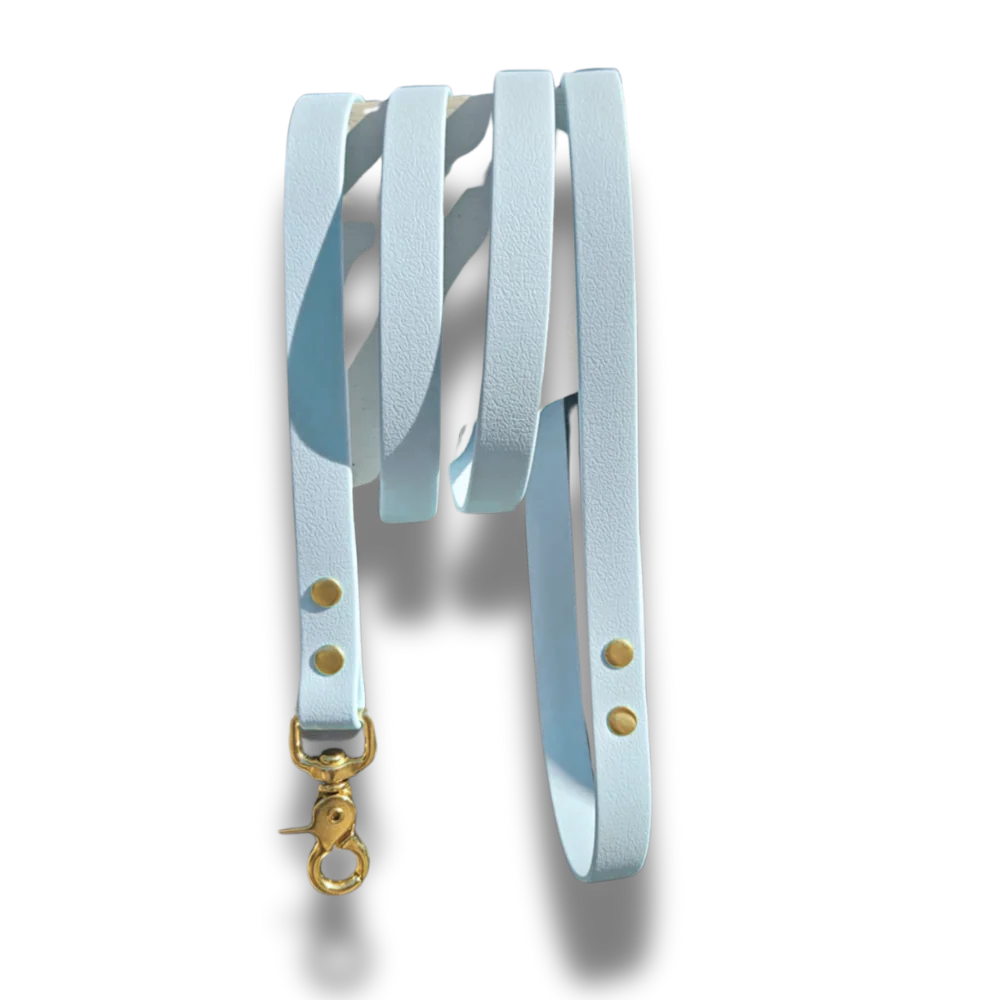 Hondenriem Pastelblauw waterdicht