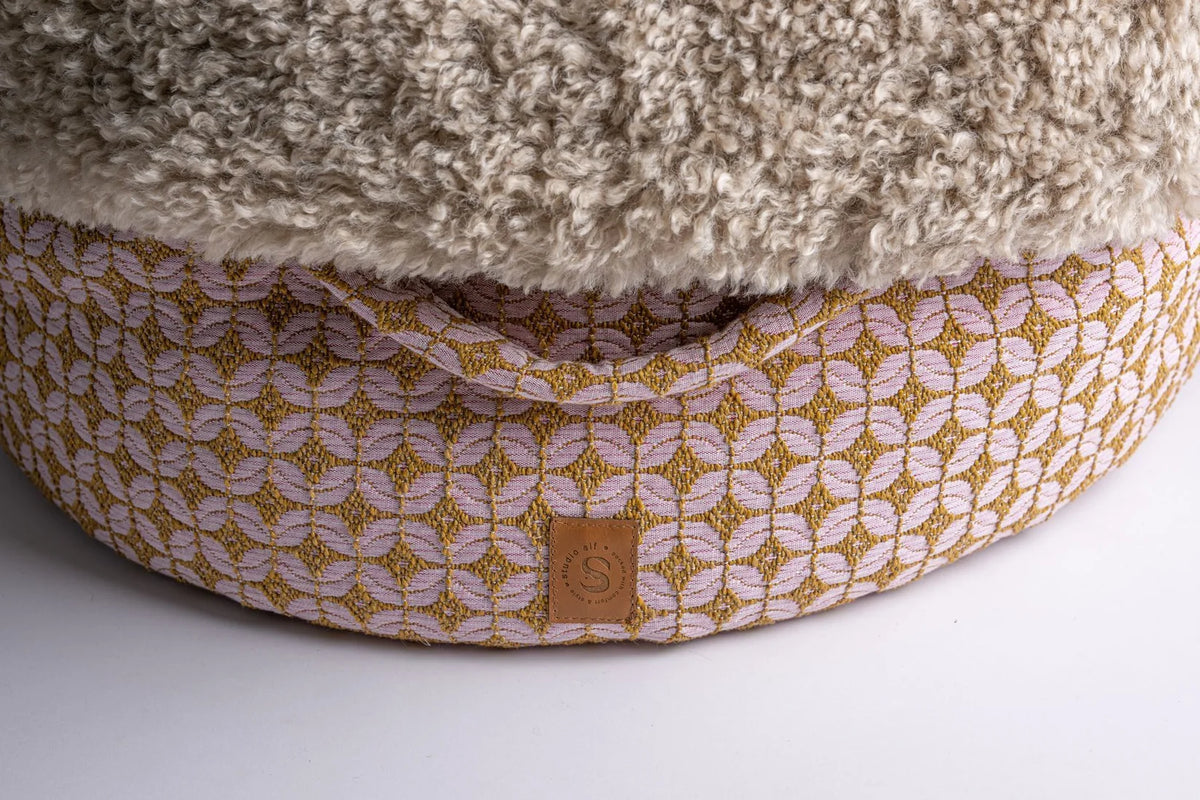 POOCH POUCH Limited edition rosedust ronde Hondenmand