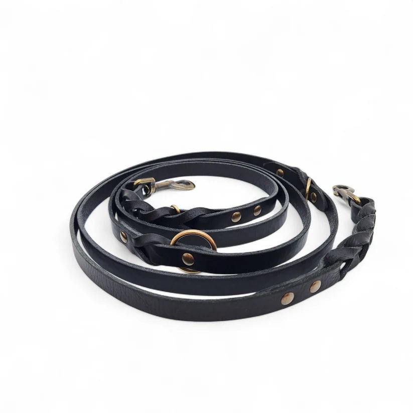 Hondenriem Twisted Switch Zwart