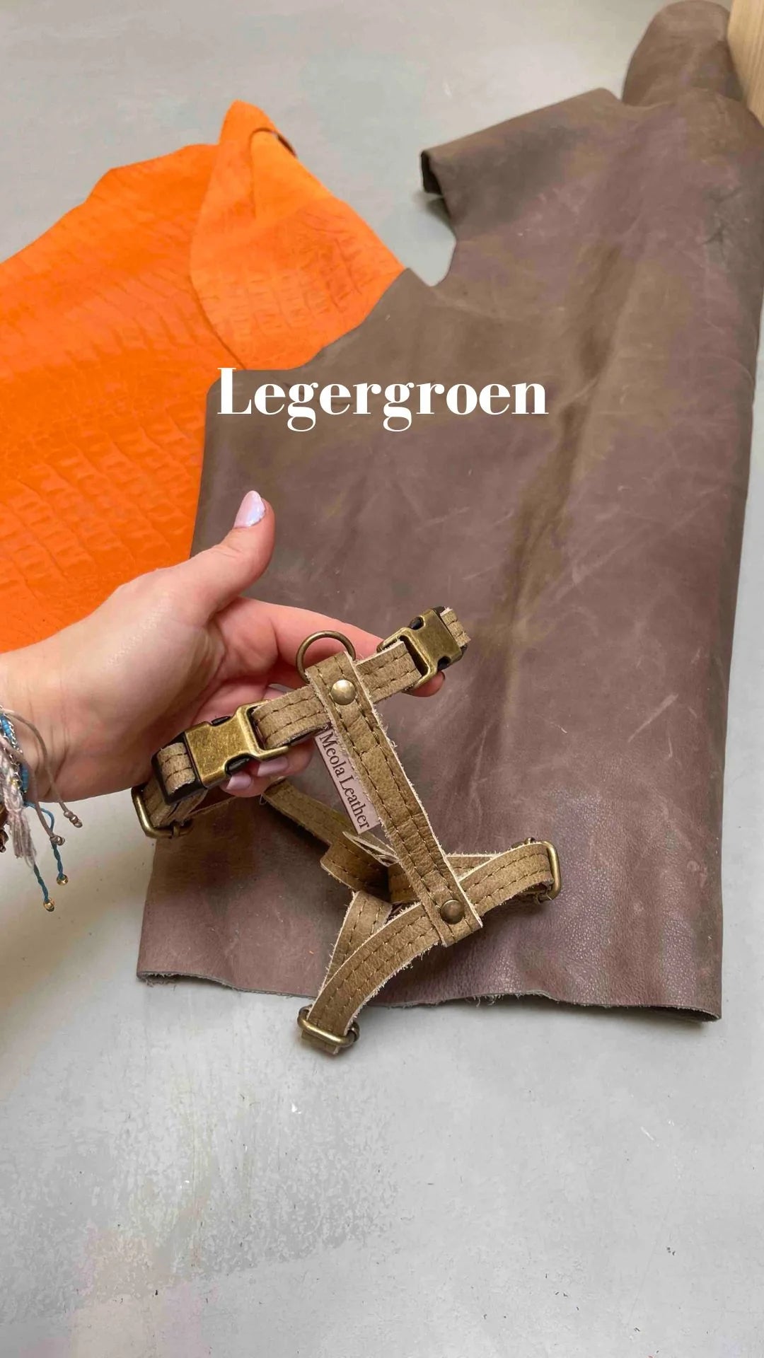 Handgemaakte Leren Y-tuigen Standaard